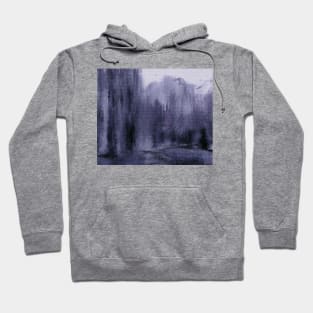 Abstract Oil Painting Very Peri 12c3 Hoodie